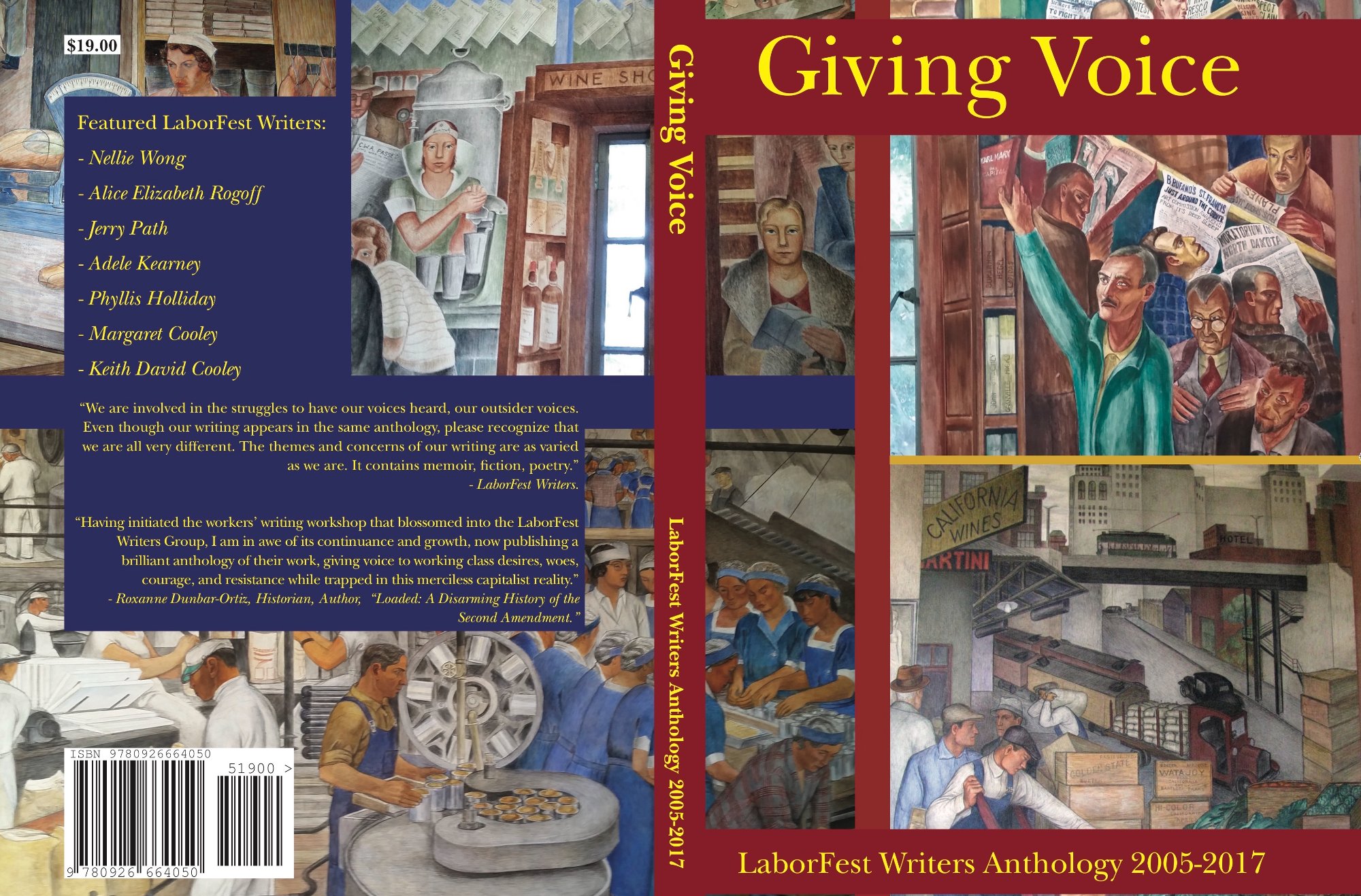 Giving Voice: LaborFest Writers Anthology 2005–2017 cover